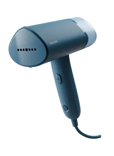 Philips Compact Handheld Steamer 3000 Series - 20g/min Continuous Steam, 2M Cord Length, Compact & Foldable, 100 ml 1090 W STH3000/26 Blue