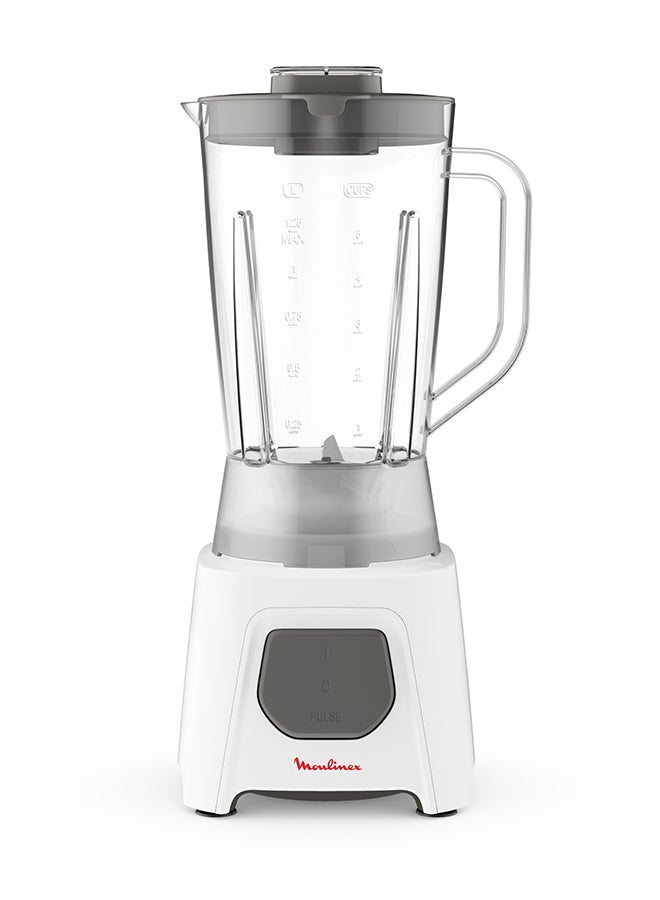 Blender | Blendeo+  Blender Smoothie Maker | Mixer | 2 Attachements | Ice Crush Technology | Duraforce Label | Durable Blending Performance | 1 Speed | Pulse Function | 2 Years Warranty 1.5 L 450 W LM2B3127 White / Gray - pnsku/N53329874A/45/_/1738743657/8283c88f-17c3-47a3-b98d-3c72dcf8c237