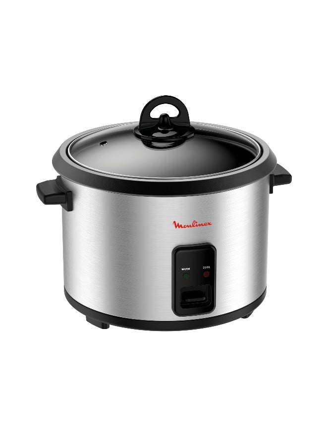 Moulinex Easycook Rice Cooker 1.8 L 700 W MK123D27 Silver/Black - Image 1