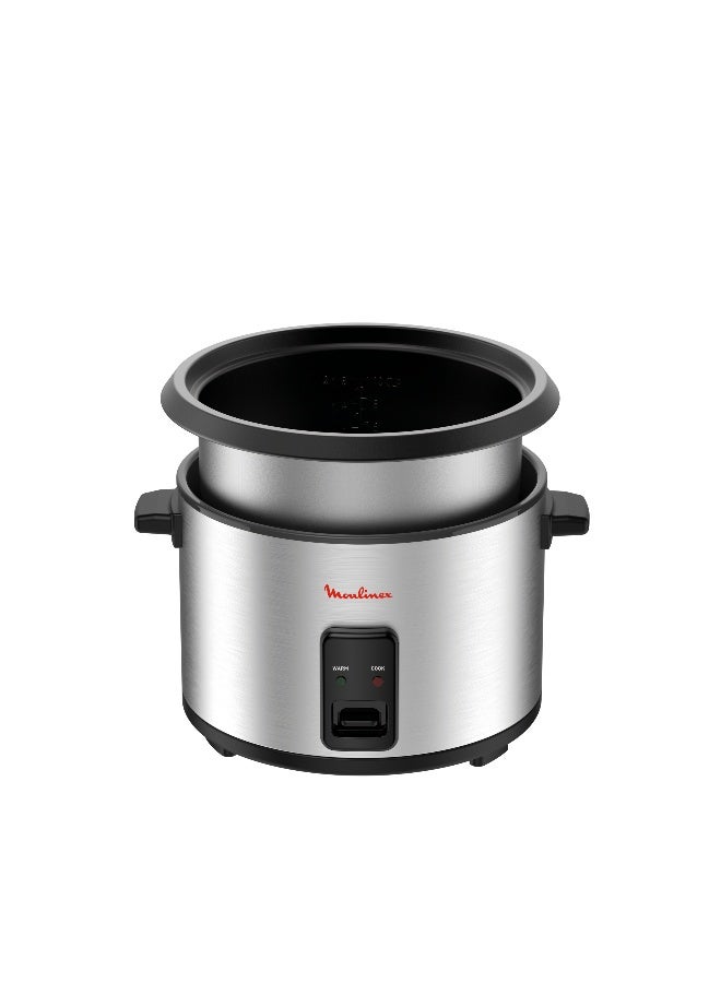 Moulinex Easycook Rice Cooker 1.8 L 700 W MK123D27 Silver/Black - Image 2