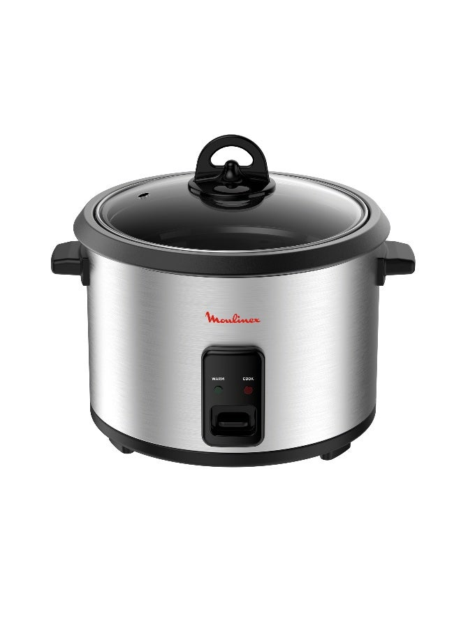 Moulinex Easycook Rice Cooker 1.8 L 700 W MK123D27 Silver/Black - Image 4