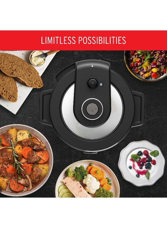 Moulinex Electrical Pressure Cooker | Turbo Cuisine Electric Cooker |  2 Years Warranty 7.5 L 1200 W CE777827 Black - Image 5