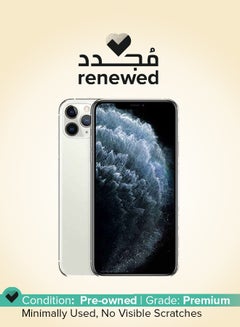 Renewed - iPhone 11 Pro Max 256GB Silver 4G With Facetime - USA Version