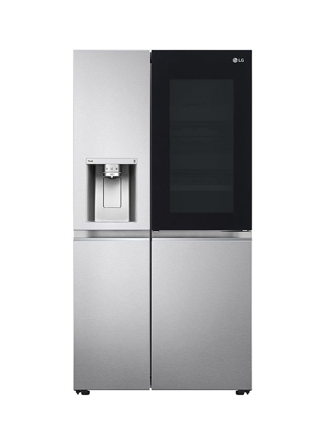 4-Door French Side by Side Refrigerator 14.5Cu.ft, 617 L Freezer 7.2Cu.ft, InstaView, Wifi, Water Dispenser, LS25HVLVLV Platinum Silver - pnsku/N53330042A/45/_/1705564694/a7e75179-6bb0-4b25-aff1-12feae2f685a