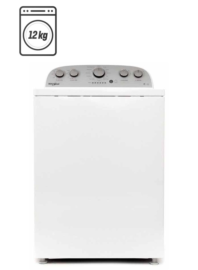 Whirlpool - Washing Machine Top Loading 12 Programs 5 Knobs 12 kg 4KWTW5900JW White - Image 1