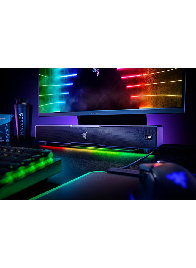 RAZER - Leviathan V2 PC Gaming Soundbar with Subwoofer - Black - Image 1