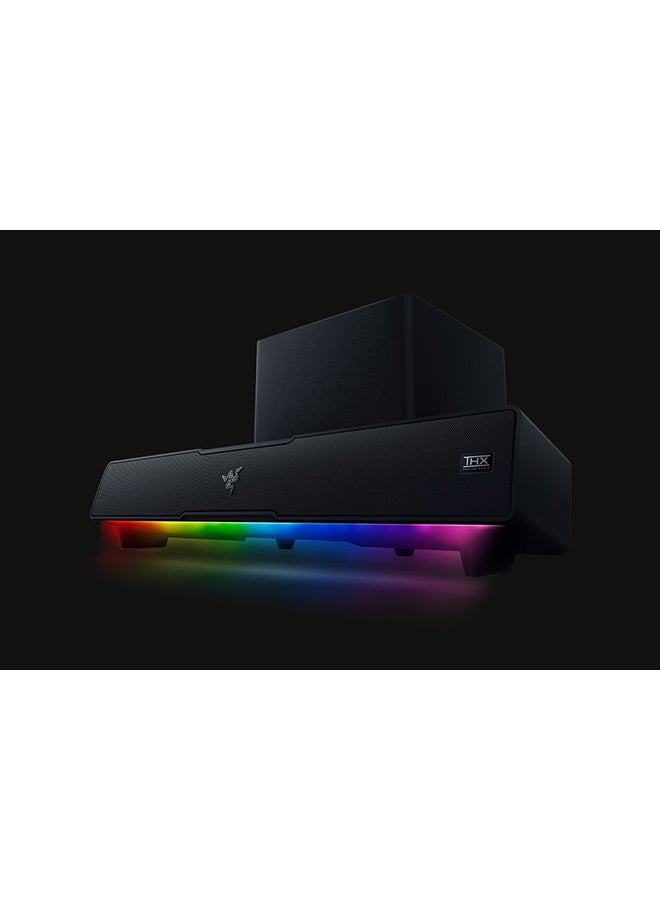 RAZER - Leviathan V2 PC Gaming Soundbar with Subwoofer - Black - Image 1