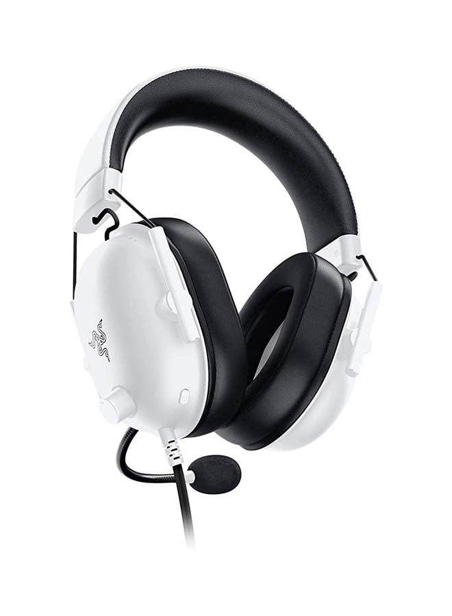 RAZER BlackShark V2 X Wired Esports Gaming Headset, 7.1 Surround Sound, 50mm Drivers, 240g Lightweight Build, Noise Cancelling Mic, Hybrid Memory Foam Cushions Comfort or PC, Mac, PS4, PS5, Nintendo Switch, Xbox One, Xbox Series X|S, Mobile, White | RZ04-03240700-R3M1 - Image 3