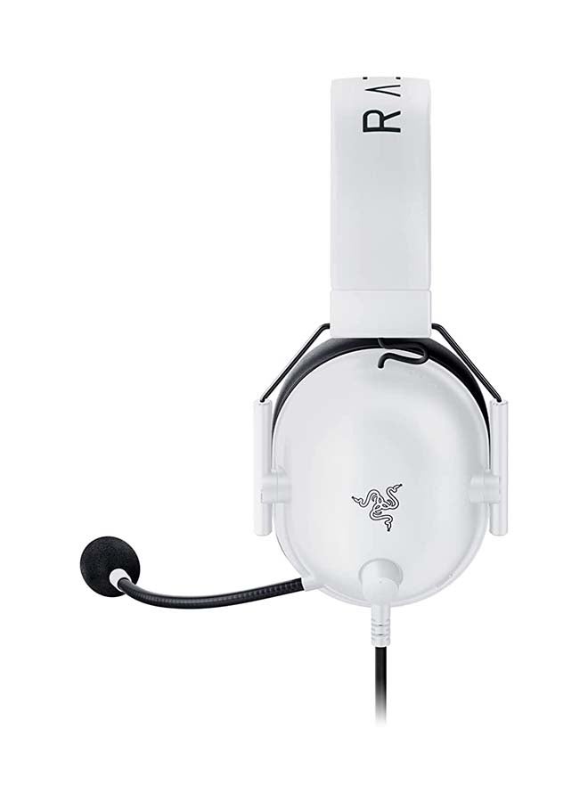 RAZER BlackShark V2 X Wired Esports Gaming Headset, 7.1 Surround Sound, 50mm Drivers, 240g Lightweight Build, Noise Cancelling Mic, Hybrid Memory Foam Cushions Comfort or PC, Mac, PS4, PS5, Nintendo Switch, Xbox One, Xbox Series X|S, Mobile, White | RZ04-03240700-R3M1 - Image 2