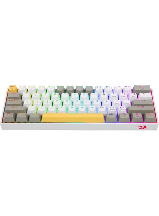 ريدراجون - لوحة مفاتيح دراجونيك برو K530 لاسلكية ميكانيكية للألعاب مقاس 60% بإضاءة RGB سلكية / واي فاي 2.4 جيجا / بلوتوث - Image 1