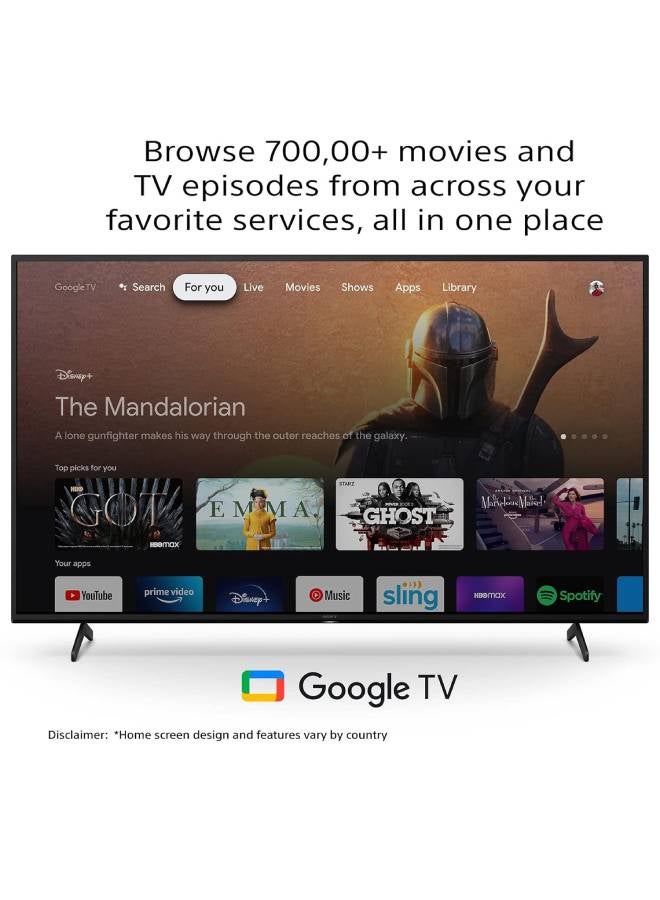 Sony - 65 Inch Ultra HD (4K) Smart Android TV, X75K Series KD-65X75K Black - Image 1