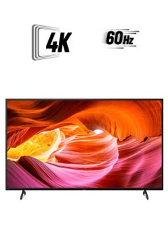 سوني تلفزيون ذكي بنظام أندرويد مقاس 65 بوصة بدقة فائقة الوضوح وبجودة (4K)، فئة X75K KD-65X75K أسود  - Image 1