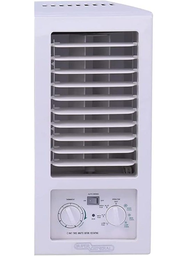 SUPER GENERAL - Window Air Conditioner, 20,000 BTU, Cooling Only KSGA24GE White - Image 1