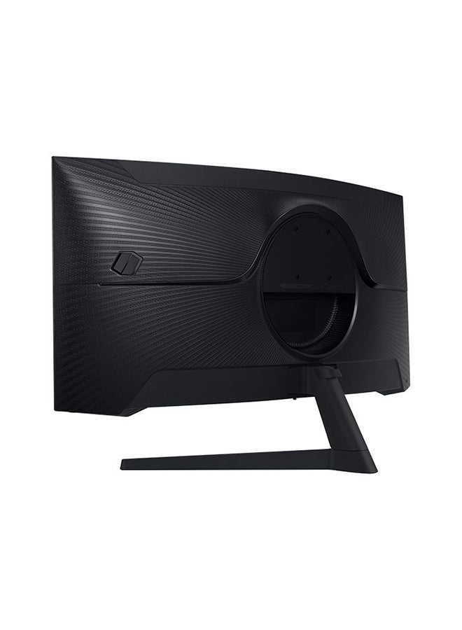 سامسونج شاشة أوديسي G5 منحنية للألعاب مقاس 34 بوصة بدقة واسعة رباعية فائقة الوضوح (3440x1440)، بتقنية  VA Panel، وزمن استجابة ثانية واحدة، ومعدل تحديث بتردد 165 هرتز، وتقنية Free Sync Premium أسود - Image 4