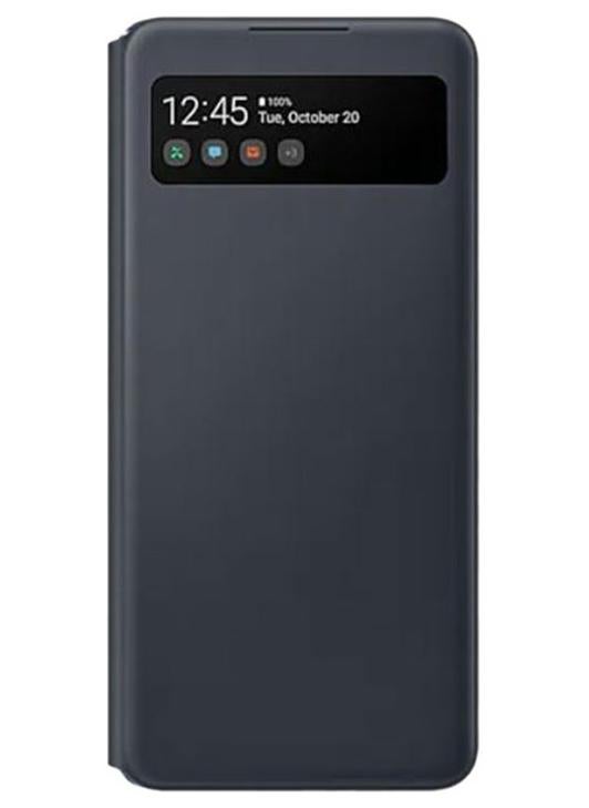 Samsung Smart S View Wallet Cover For Samsung Galaxy A42 Black - Image 1