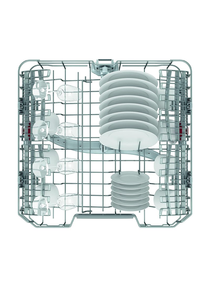 Ariston - Built In 60cm Fully Integrated Dishwasher, 14 Place Setting & 7 Programs, 3 Racks, Inverter Motor With Fast Wash and 3D Zone Wash, Silent Dishwasher, Made In Poland LIC3C26WF Silver - Image 1