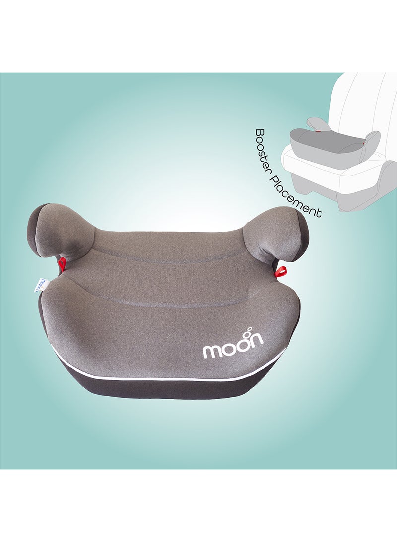 Moon Kido Baby Booster Lightweight Car Seat Group 3 22-36 Kg Brown  - Image 3