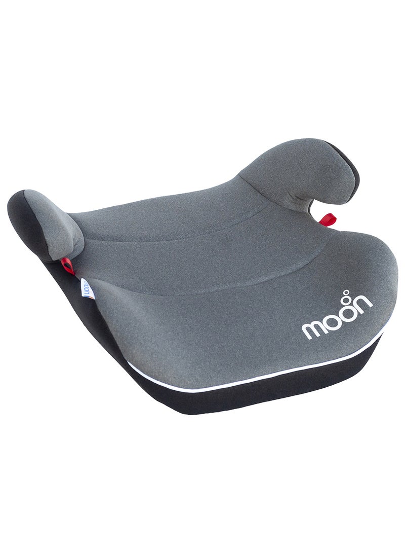 مون مقعد سيارة للأطفال خفيف الوزن من كيدو، المجموعة 2/3 (22-36 كجم) - أسود/رمادي/أزرق - Image 1