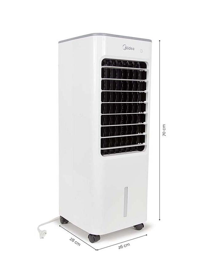 Midea Air Cooler For Home With 3 Speed Levels, Water Tank Capacity For Outdoor And Indoor Use, Whisper-Quiet Performance and Powerful Air Flow - 4.8 L 50 W AC100-18B White - Image 4