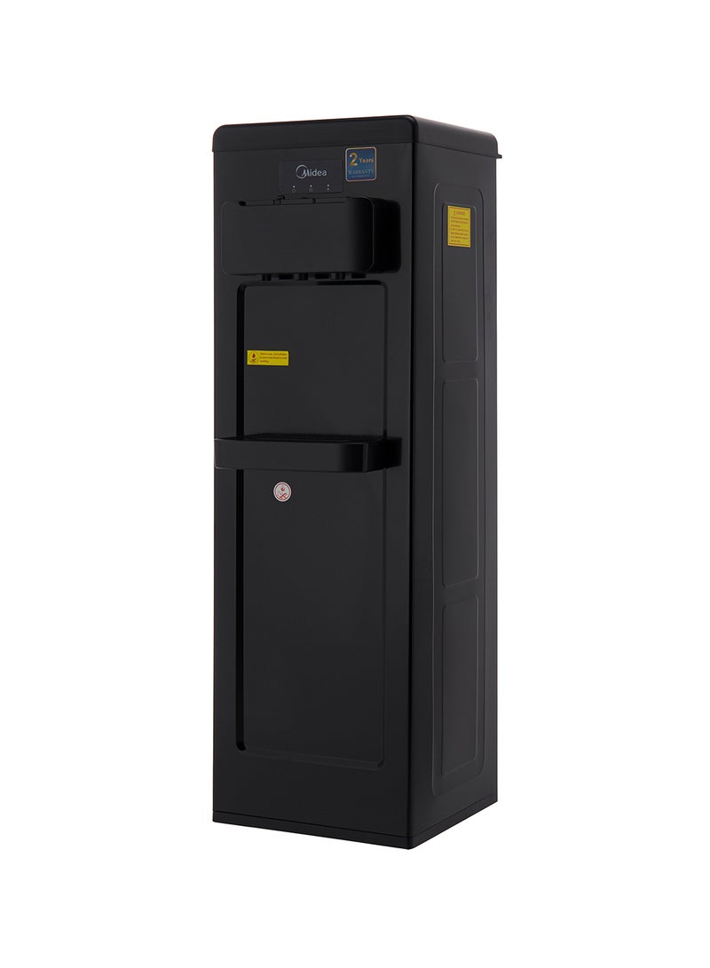 Midea - Top Loading Water Dispenser,3-taps Equipped with Hot Cold And Ambient Temperature, Floor Standing, Child Safety Lock for Faucet, Best Home, Office & Pantry YL1917SAE-BK Black - Image 1