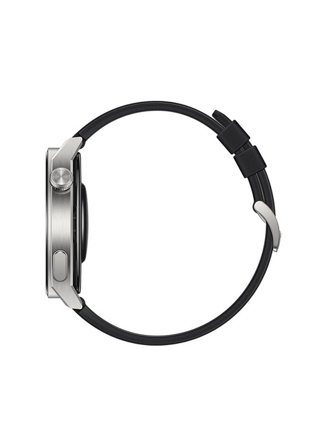 HUAWEI Watch GT 3 Pro SmartWatch Heart Rate & Blood Oxygen Monitoring Light Titanium Case With Fluoroelastomer StrapWatch Black - Image 5