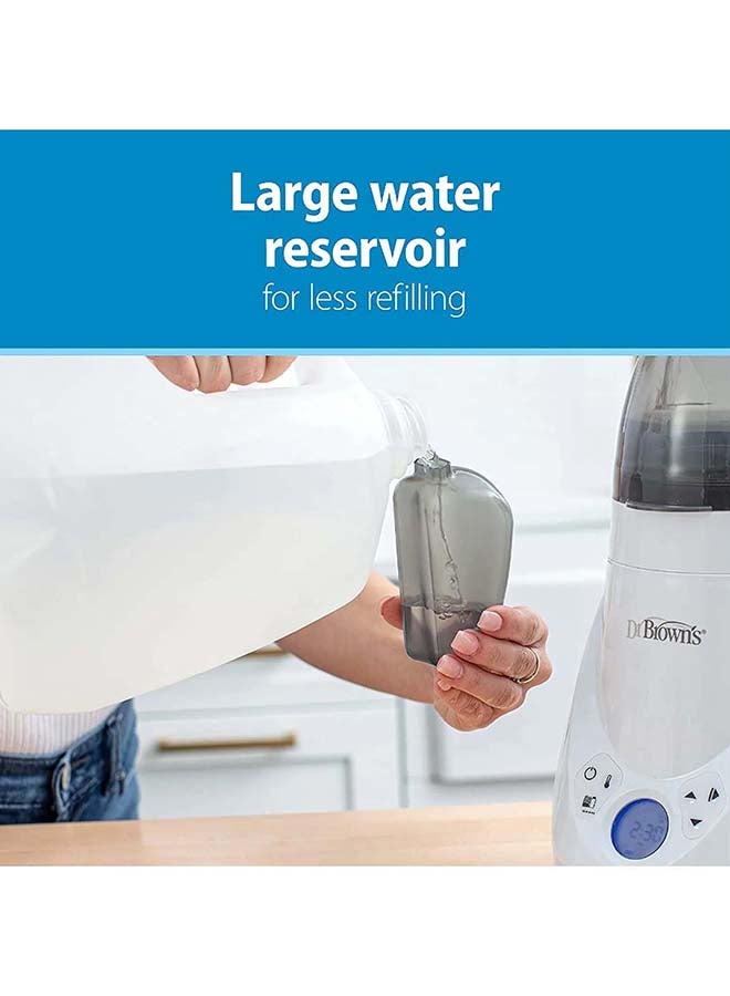 جهاز تعقيم وتدفئة كهربائي لزجاجات الرضاعة والطعام بتصميم فاخر مزود بقابس Type G