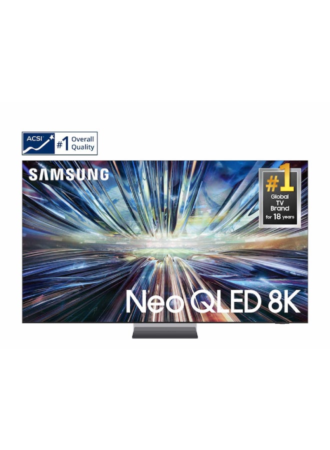 تلفزيون ذكي بشاشة نيو QLED بمعالج بجودة 4K مقاس 55 بوصة، بتردد 144 هرتز، وبتقنية HDR (إصدار 2022) QA55QN95BAUXSA أسود 