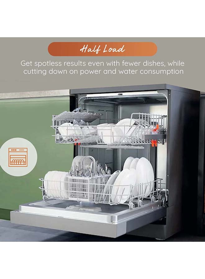 Ariston 13 Place Setting Inox Dishwasher 60cm 12 L LFC2B19XUK Grey - Image 5