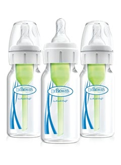 Pack Of 3 Baby Anti-Colic PP Narrow Options+ Feeding Bottle, 120 ML, 0 Months + - pnsku/N53333294A/45/_/1724247179/7bfe4f38-a737-424e-86f3-2bb77262dd8d