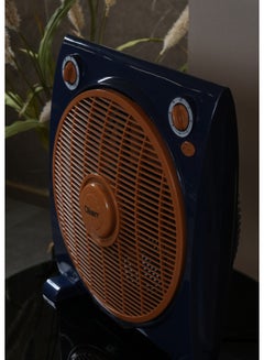 كليكون مروحة صندوقية مقاس 12 بوصة بـ 3 سرعات 40 W CK2036 أزرق ملكي/ نحاسي  - Image 5