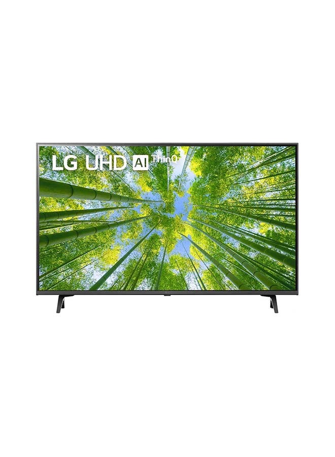 50-Inch UQ8000 Series, Cinema Screen Design 4K Active HDR WebOS Smart AI ThinQ UHD 4K TV(2022) 50UQ80006LD Black
