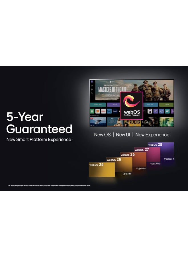 65 Inch NANO84T Series, webOS24, Smart TV AI With Magic Remote 65NANO84T6A 65NANO84T6A Black