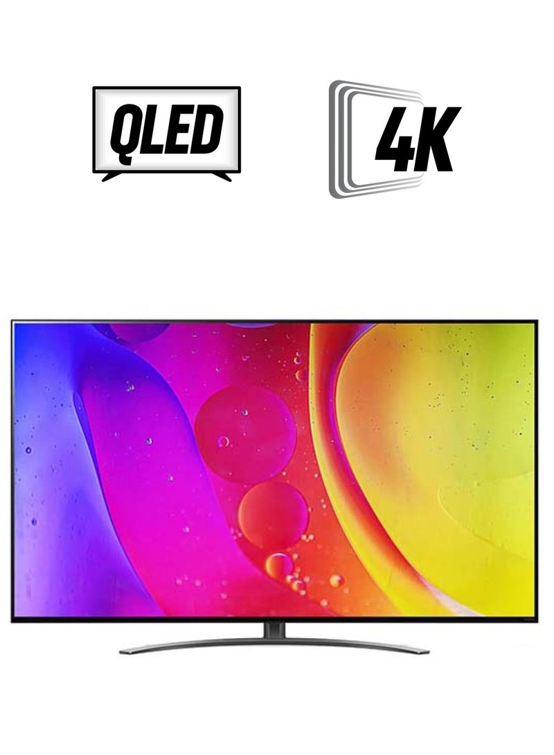 LG - NanoCell TV 75-Inch NANO84 Series, Cinema Screen Design 4K Active HDR WebOS Smart AI ThinQ Local Dimming - 75NANO846QA Black - Image 1