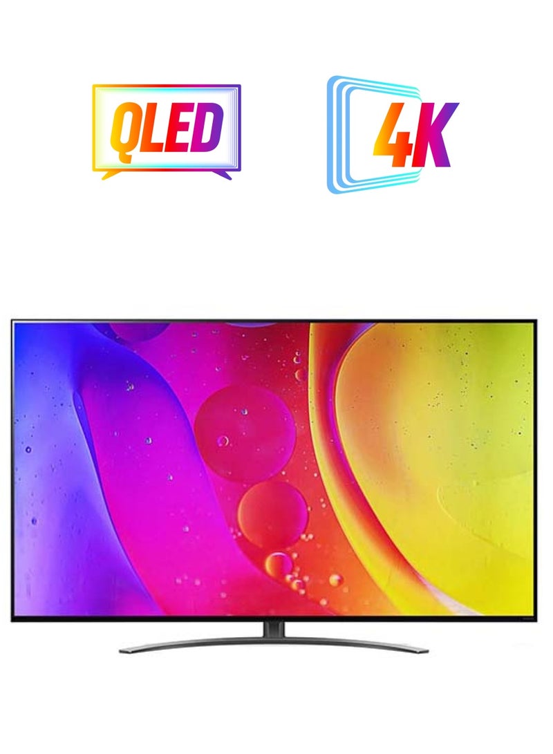 LG NanoCell TV 75-Inch NANO84 Series, Cinema Screen Design 4K Active HDR WebOS Smart AI ThinQ Local Dimming - 75NANO846QA Black  - Image 1