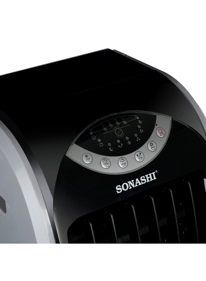 SONASHI - Air Cooler-3 Speeds | 3 Modes: Natural/Sleep/Normal - Remote Control | Large Water Tank Capacity 6L - Honey Comb Paper Filter for Cooling | Easy Movable Cooler 6 L 85 W SAC-202 Black - Image 1