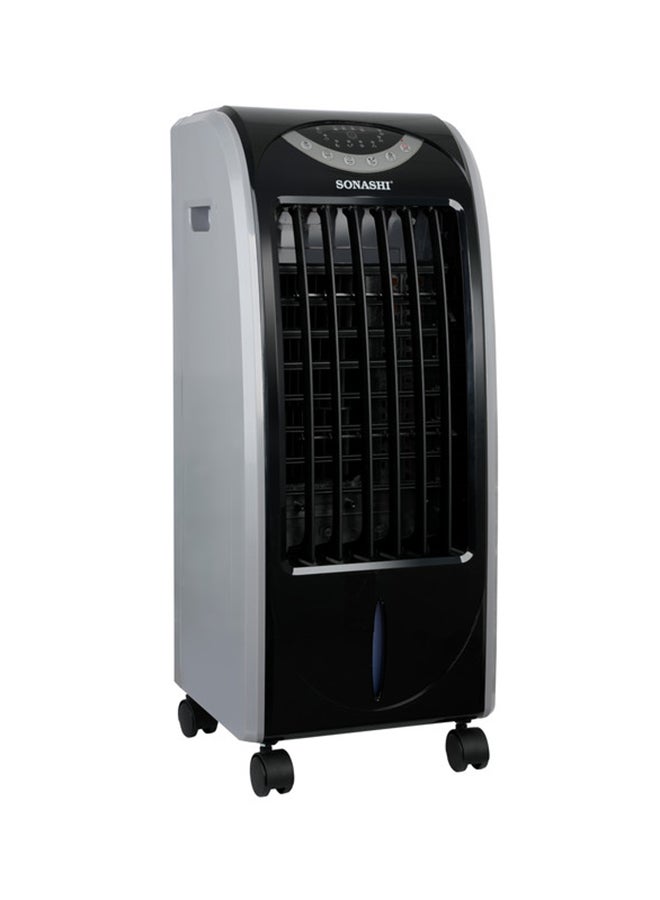 SONASHI - Air Cooler-3 Speeds | 3 Modes: Natural/Sleep/Normal - Remote Control | Large Water Tank Capacity 6L - Honey Comb Paper Filter for Cooling | Easy Movable Cooler 6 L 85 W SAC-202 Black - Image 1