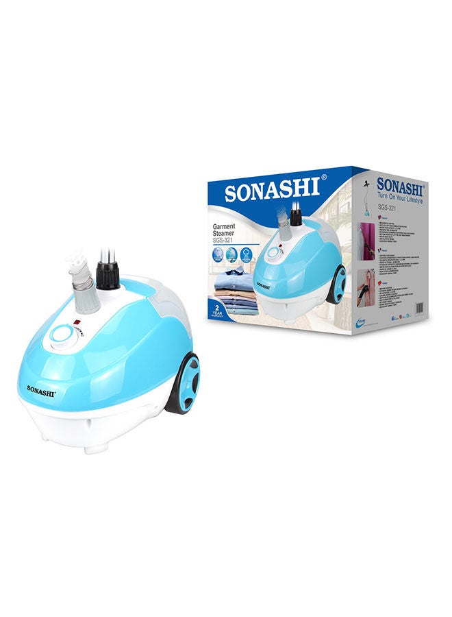 سوناشي - أداة كي بخار للملابس 1.3 L 1700 W SGS-321 أزرق - Image 1