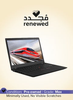 لينوفو مُجدد - لابتوب ثينك باد T470 إصدار (2017) بشاشة مقاس 14 بوصة ومعالج كور i5/ الجيل السابع/ ذاكرة رام 8 جيجابايت/ محرك أقراص SSD سعة 256 جيجابايت/ بطاقة رسومات إنتل بدقة عالية الوضوح، بلون أسود اللغة الإنجليزية أسود  - Image 1