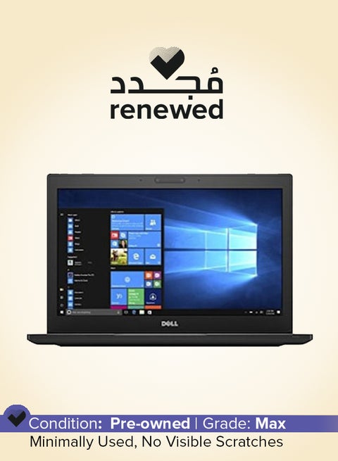 Renewed - Latitude 7280 Laptop With 12.5-Inch Display,Intel Core i5 Processor/6th Gen/8GB RAM/256GB SSD/Intel HD Graphics English Black