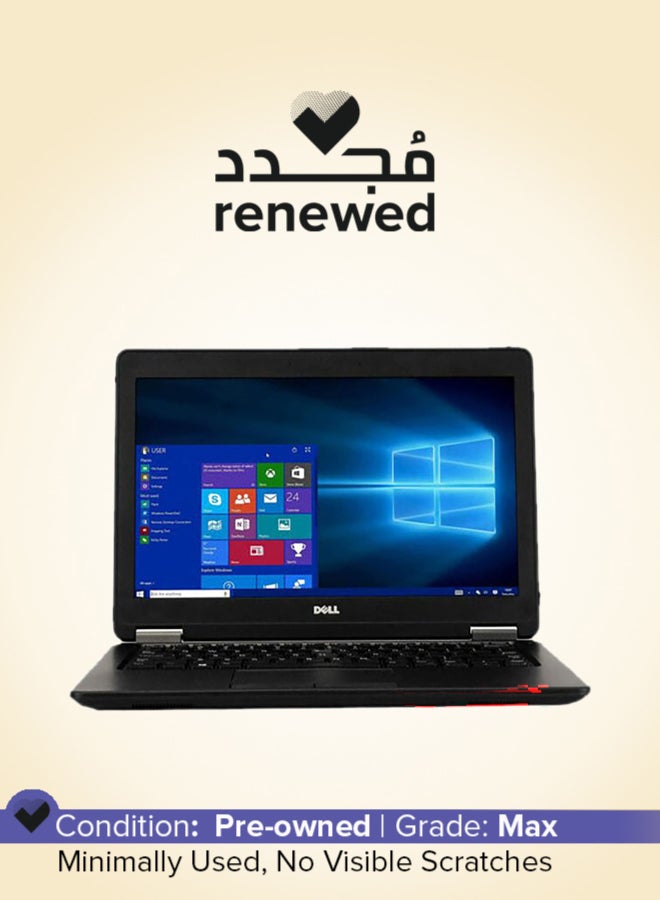 DELL Renewed - Latitude 7250  Laptop With 12.5-Inch Display, Intel Core i7 Processor/5th Gen/8GB RAM/128GB SSD/Intel HD Graphics English Black - Image 1