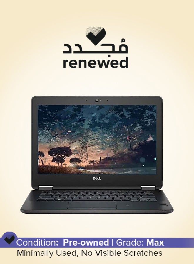 DELL Renewed - Latitude 7270  Laptop With 12.5-Inch Display, Intel Core i7 Processor/6th Gen/4GB RAM/256GB SSD/Intel HD Graphics English Black - Image 1