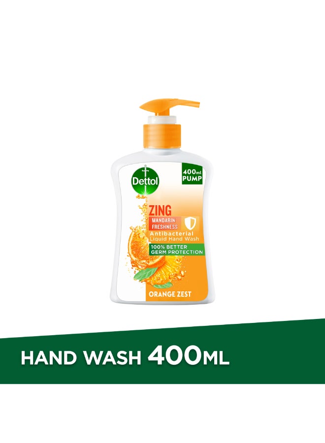 Dettol Antibacterial Liquid Hand Wash Pump 400ml  - Image 1