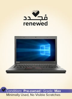 Renewed - Thinkpad T450 Laptop With 14-Inch Display,Intel Core i5 Processor/5th Gen/8GB RAM/256GB SSD/Intel HD Graphics English Black