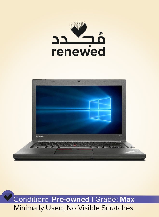 Lenovo - Renewed - Thinkpad T450 Laptop With 14-Inch Display,Intel Core i5 Processor/5th Gen/8GB RAM/256GB SSD/Intel HD Graphics English Black - Image 1