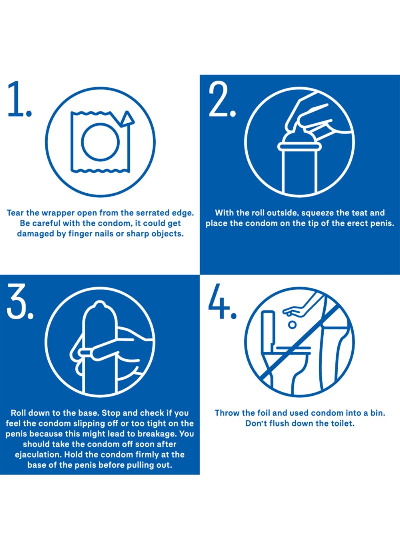Durex Maxima Extra Thin Condoms 12 Pieces  - Image 3