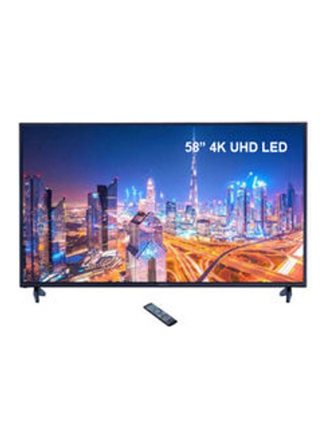 تلفزيون LED ذكي بدقة 4K فائقة الوضوح مقاس 58 بوصة UHD60SLEDT/ UHD60SLED2 أسود - pnsku/N53335092A/45/_/1739866338/6fa761f1-00e9-41ca-841d-00d17167e8f5