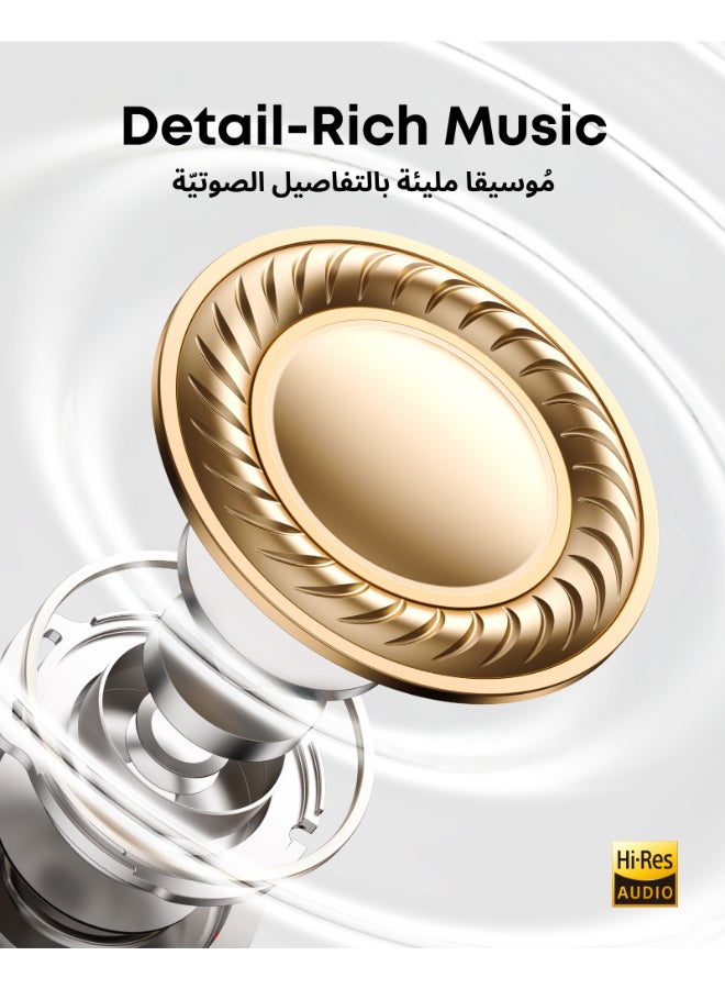 ساوند كور سماعات رأس بلوتوث لاسلكية Life Q30، خاصية إلغاء الضوضاء النشطة الهجينة مع أوضاع متعددة، صوت عالي الدقة، وقت تشغيل 40 ساعة، شحن سريع، أغطية أذن ناعمة أزرق - Image 2