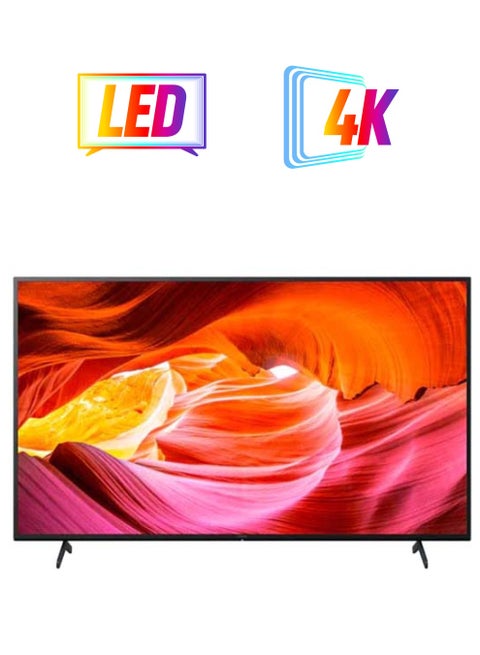 50 Inch 4K HDR KD-50X75K Google TV In 4K With A Billion Colors And Dolby Audio-2022 Model KD-50X75K Black