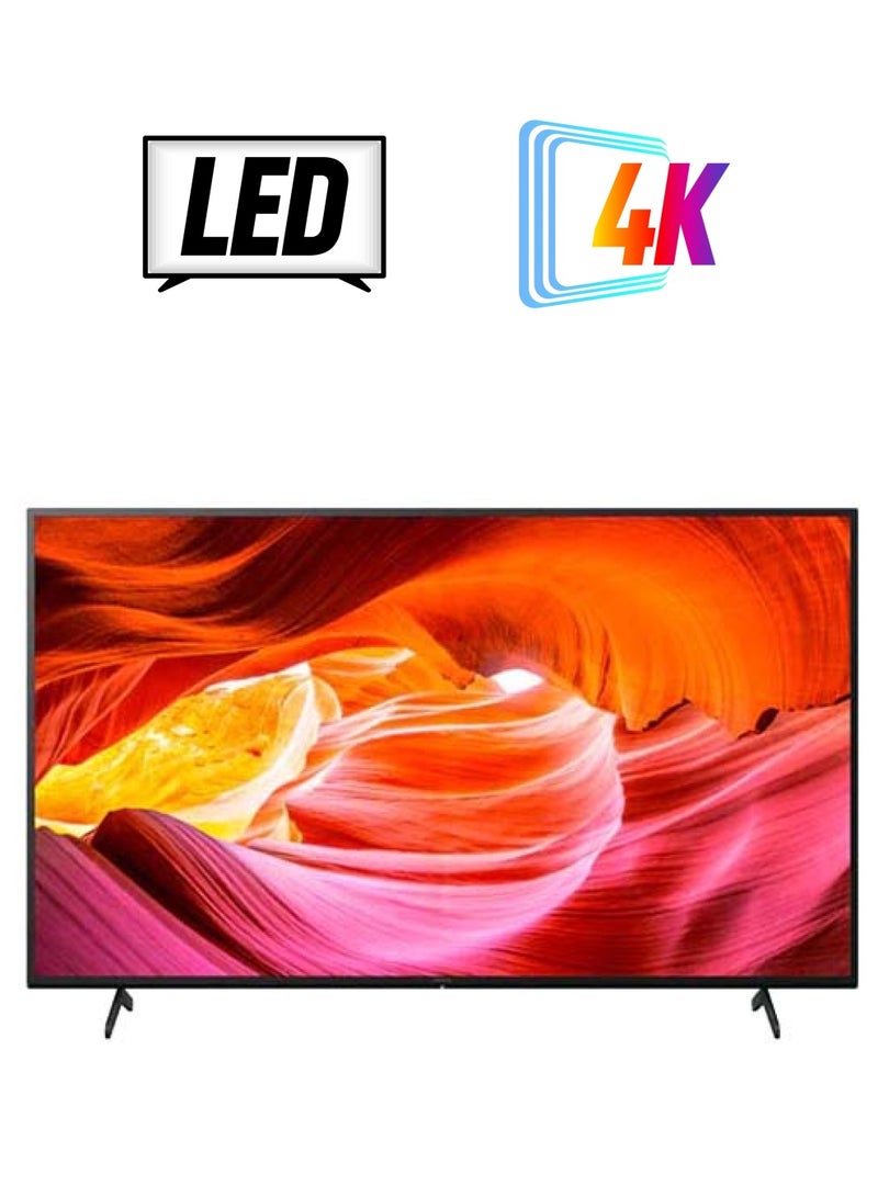 Sony 65 Inch 4K HDR KD-65X75K Google TV With A Billion Colors And Dolby Audio-2022 Model KD-65X75K Black  - Image 1