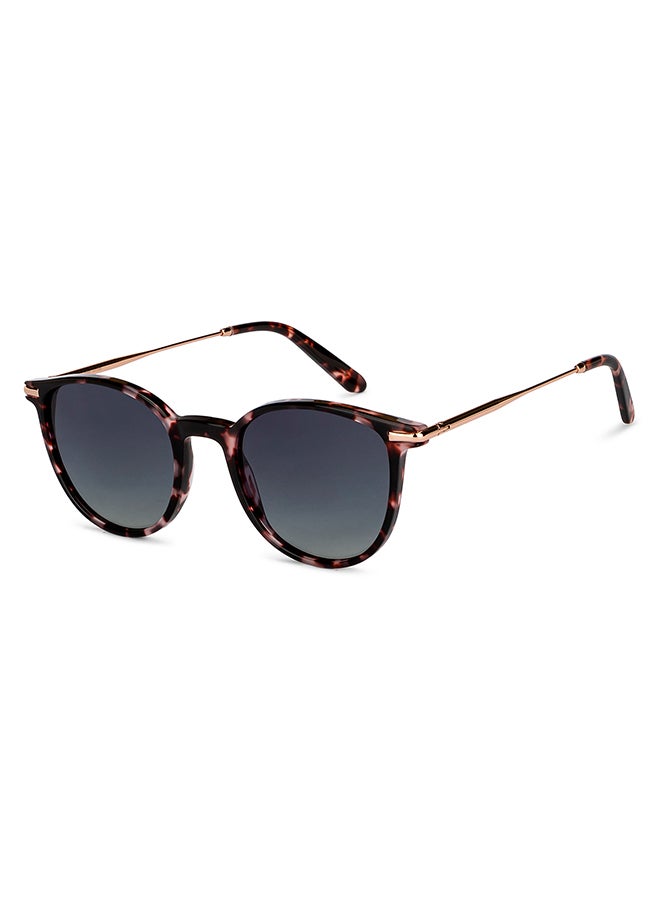 John Jacobs Full Rim Polarized Cat Eye Sunglasses For Men & Women - 48mm - Tortoise - Image 1